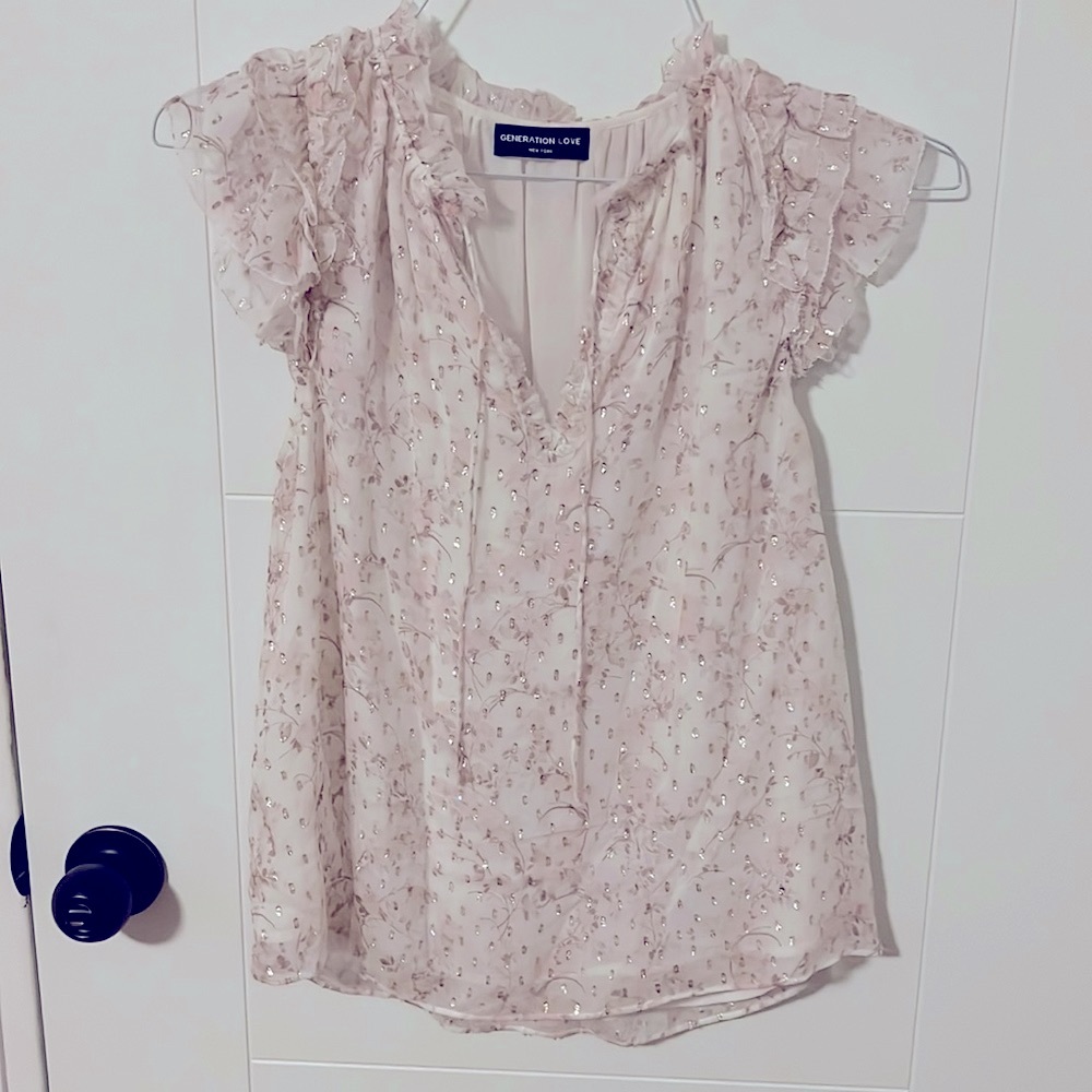 Generation Love Mini English Rose blouse size S